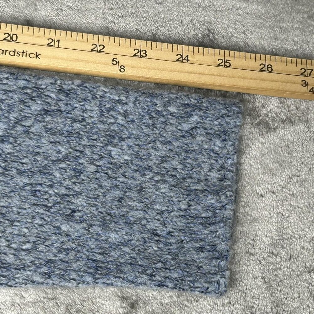 Eileen Fisher Sweater Womens Small Blue Merino Wool Cowl Neck Pullover Knit - Picture 8 of 10